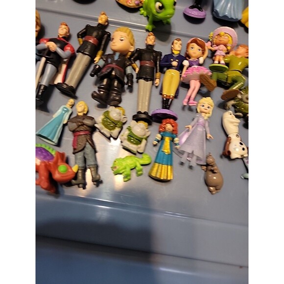 DISNEY Huge Lot Disney Princess Figures Mini Dolls Cake Toppers Lot - Picture 11 of 16